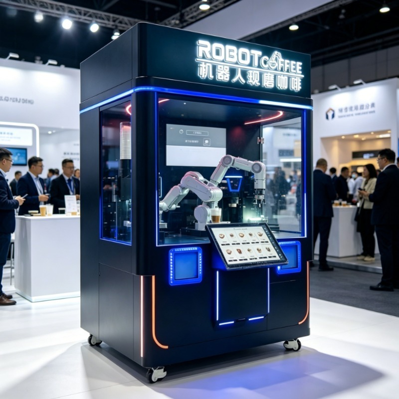 Coffee Equipment Service - Dostosowywany 6-osiowy robot do kawy, w