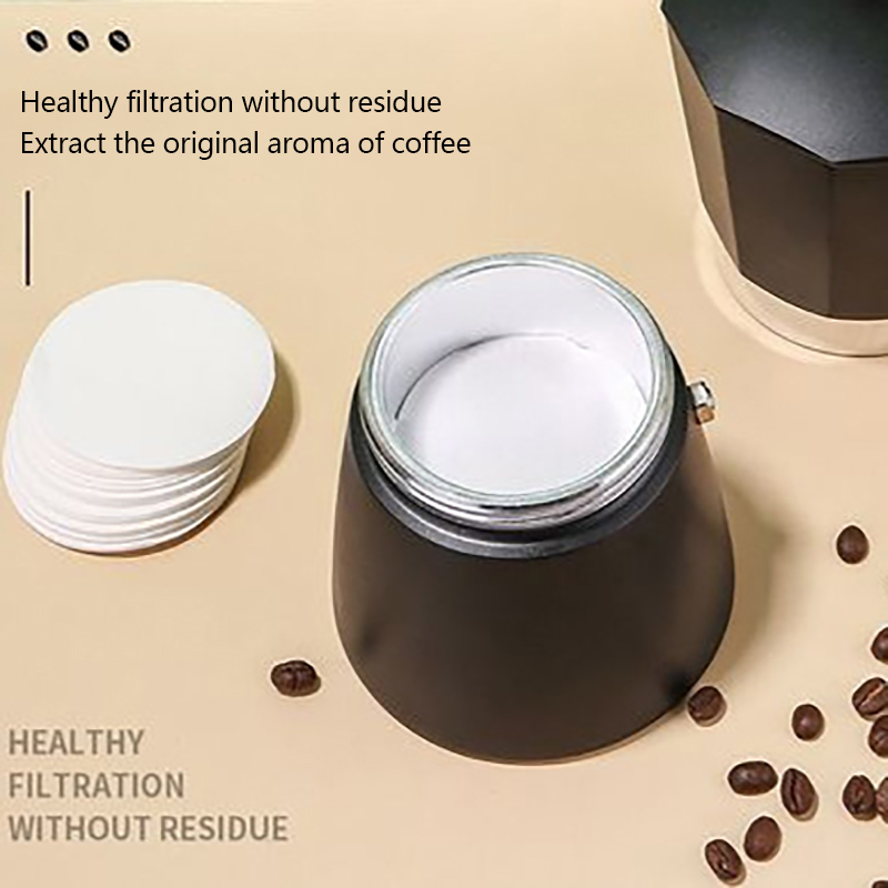 Coffee Equipment For Home - 100Pcs Okrągły papierowy filtr do kawy