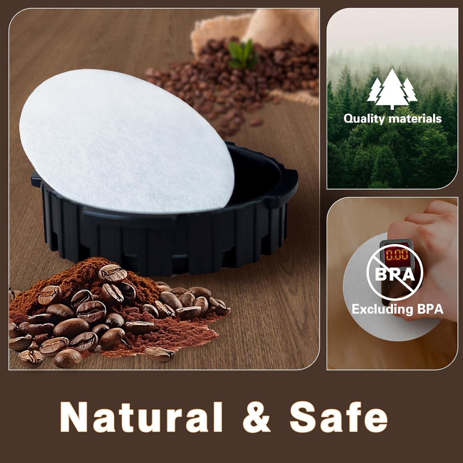 Okrągłe filtry do kawy, kompat – Coffee Equipment For Home recenzja i cena