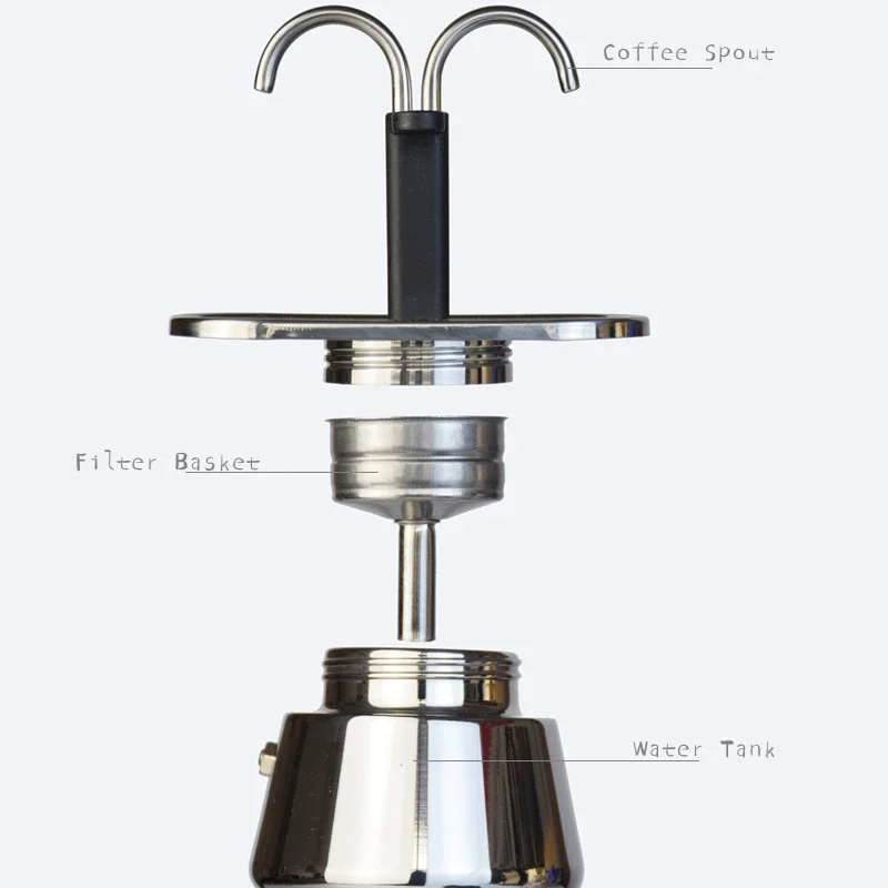 200ML Mini Moka Pot Double Tub – Coffee Equipment For Home recenzja i cena