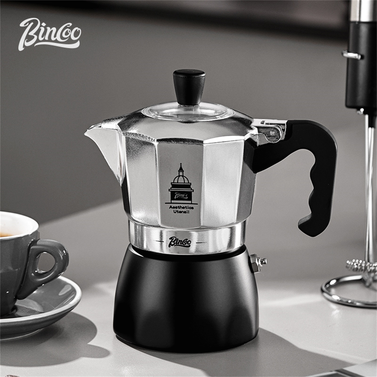 BINCOO Dwu-zaworowy Moka Pot,  – Coffee Equipment For Home recenzja i cena