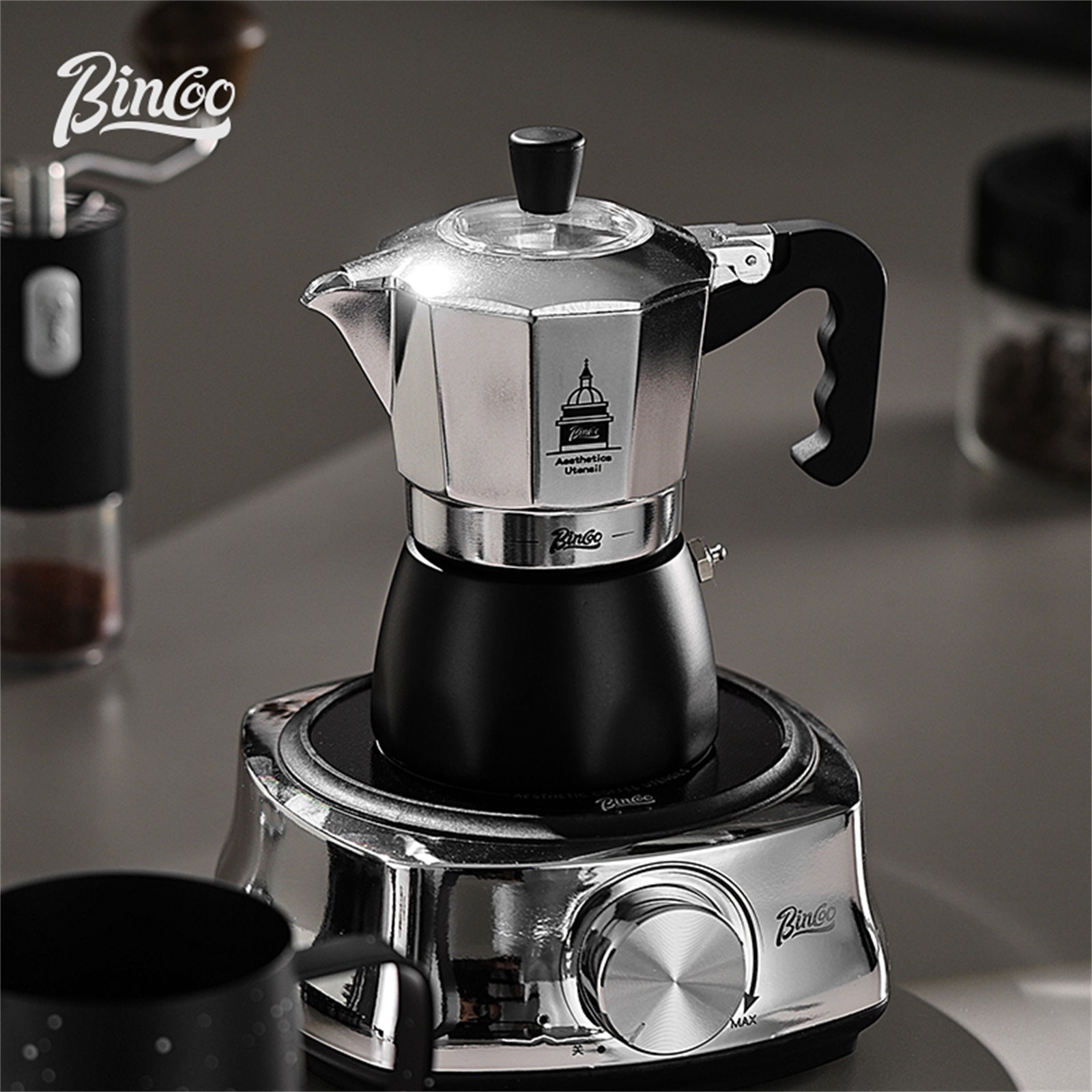BINCOO Dwu-zaworowy Moka Pot,  – Coffee Equipment For Home recenzja i cena
