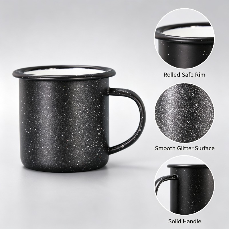 Kubek emaliowany w stylu vinta – Coffee Equipment For Home recenzja i cena