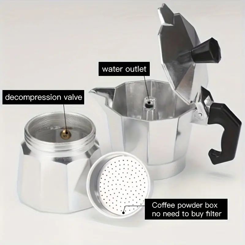 Klasyczny aluminiowy ekspres d – Coffee Equipment For Home recenzja i cena