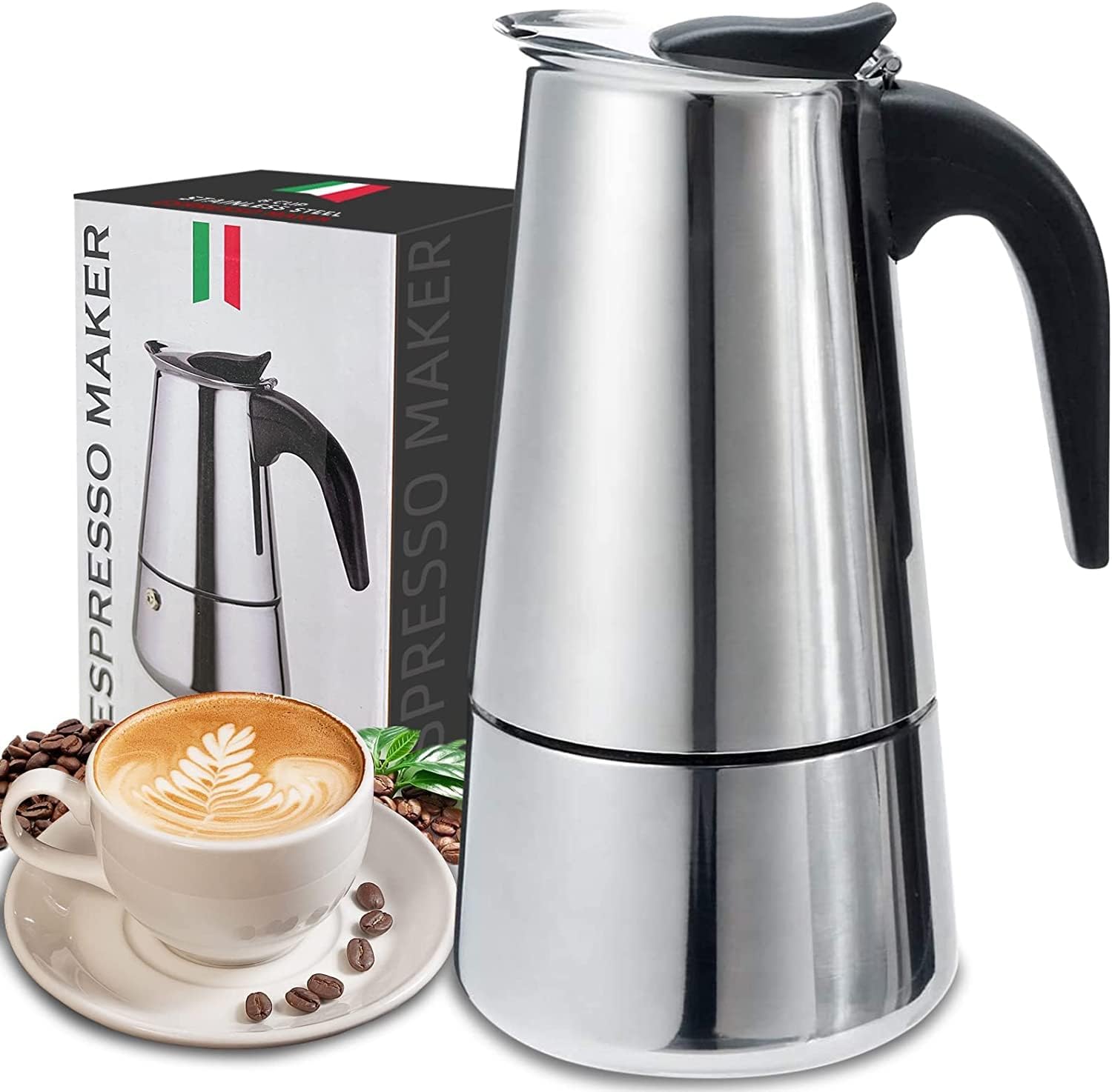 4/6/9 kubki Moka Pot Caffe Mac – Coffee Equipment For Home recenzja i cena