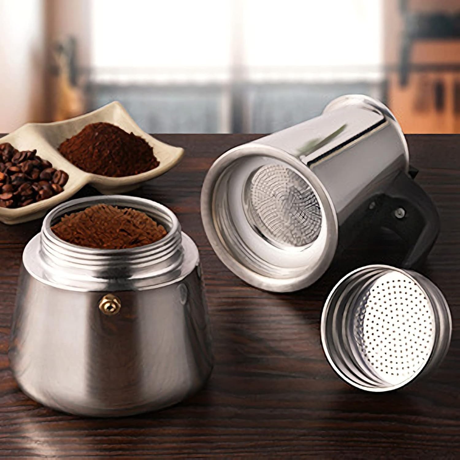 4/6/9 kubki Moka Pot Caffe Mac – Coffee Equipment For Home recenzja i cena