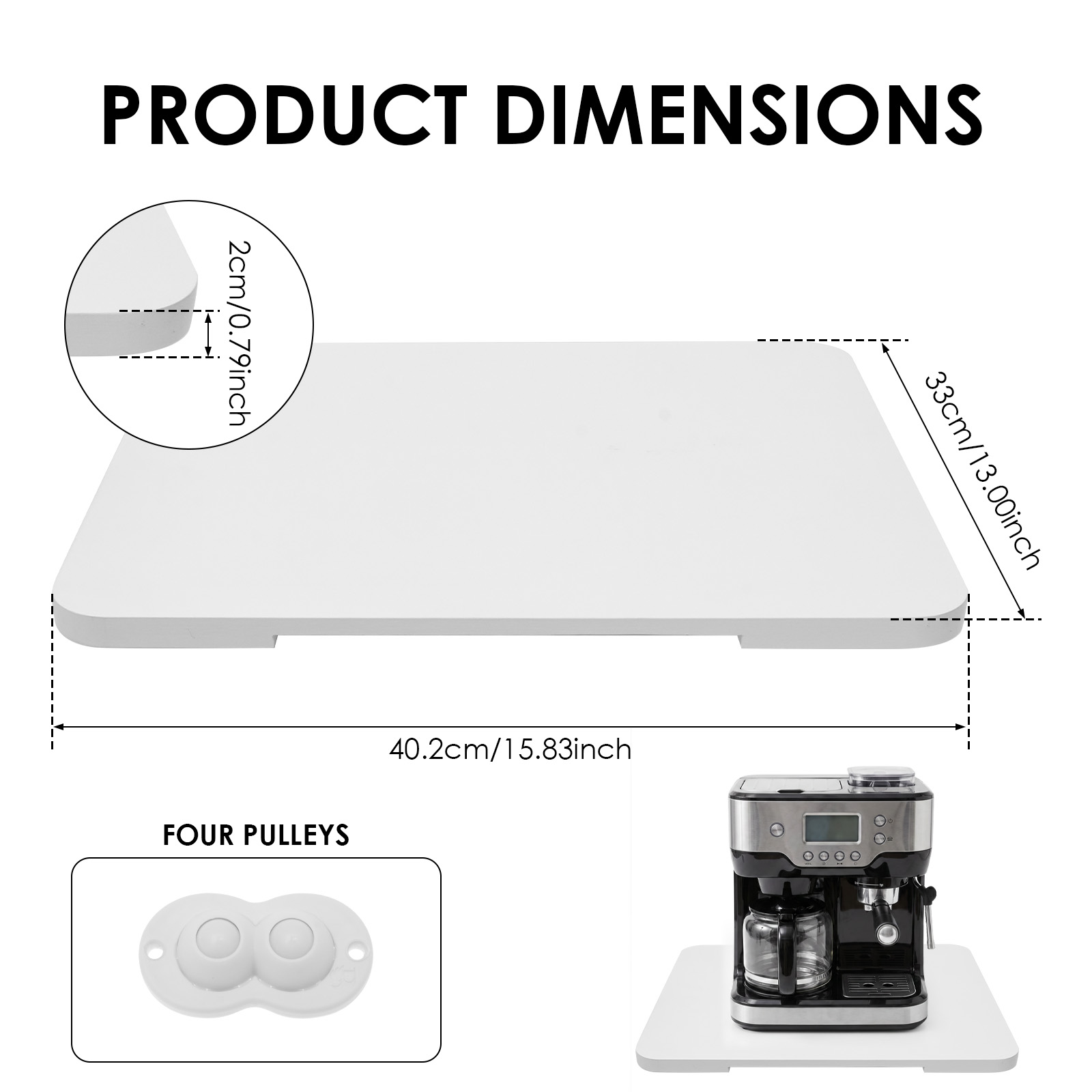 Wysuwana półka kuchenna z bamb – Coffee Equipment Tray recenzja i cena