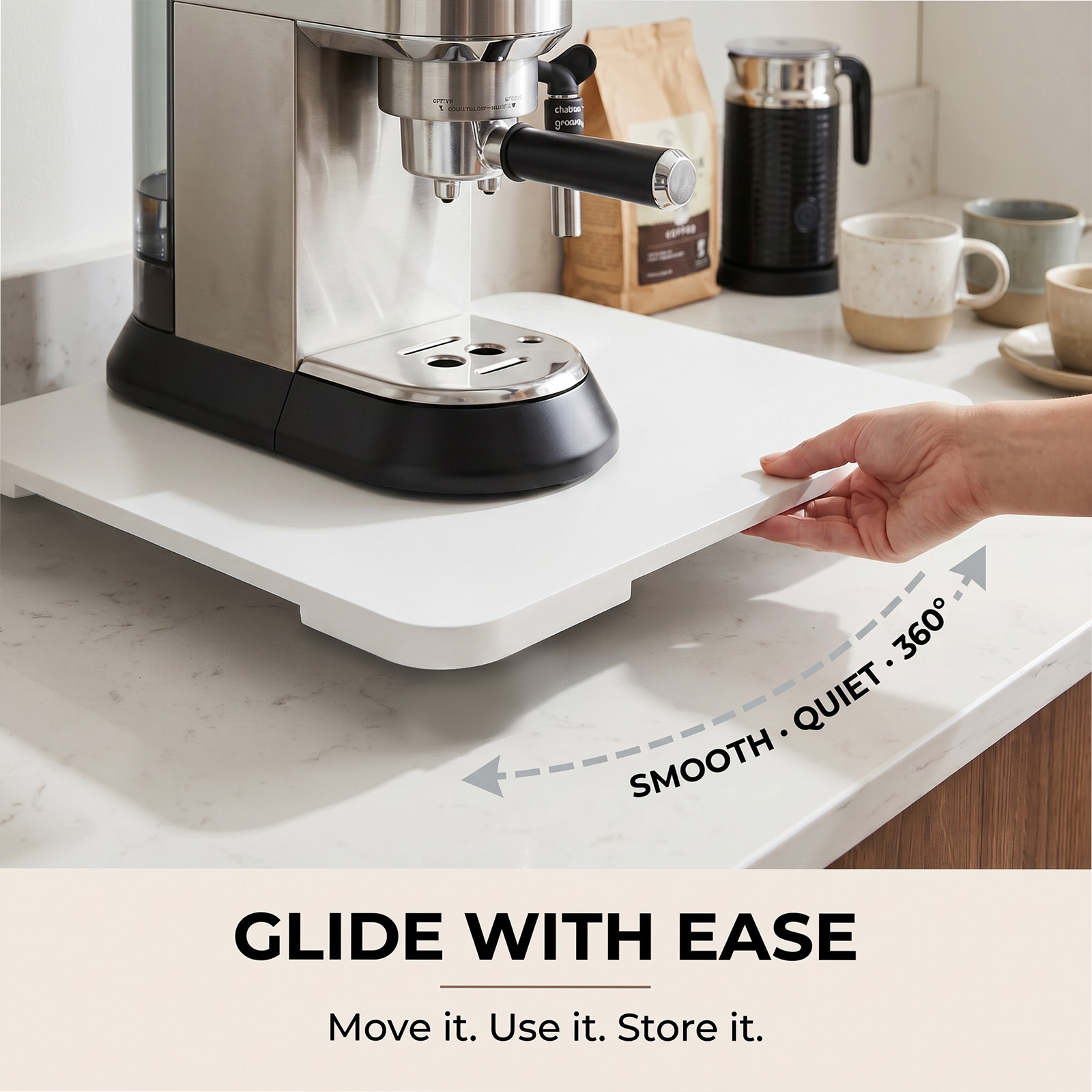 Wysuwana półka kuchenna z bamb – Coffee Equipment Tray recenzja i cena